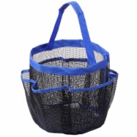 Yescom Portable Mesh Shower Caddy Tote 8 Pockets Bathroom Carry Bag Pink/Black Opt