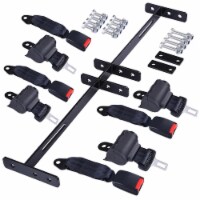 Yescom Retractable Golf Cart Seat Belts & Bracket Kit for Club Car Yamaha EZGO TXT&RXV