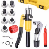 Hydraulic Tube Expander Swaging 7 Lever Expander Tools Kit HVAC Tool w/ Case