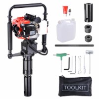 900W 2 Stroke T Post Driver 32.7CC Gas Powered Portable Fence Pile Hammer