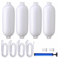Yescom Boat Fender Inflatable Bumper Marine Pontoon Dock Shield Protection 8x27 Buoy