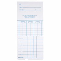 1000x Weekly Time Clock Cards Timecard for Employee Attendance Payroll Recorder