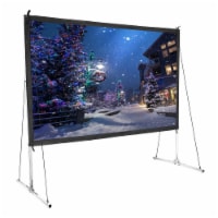 120 Portable Fast Folding Projector Screen 16:9 HD w/ Stand for Indoor Outdoor