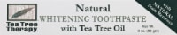 Tea Tree Therapy Natural Whitening Toothpaste Perspective: Main