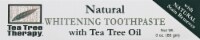 Tea Tree Therapy Natural Whitening Toothpaste Perspective: Main
