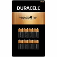 Duracell - CopperTop 9V Alkaline Batteries -Long Lasting, All-Purpose 9 Volt Battery-8 Count