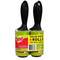 Scotch-Brite Lint Roller 4-Pack (105 Sheets/Roller)
