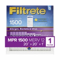Filtrete™ Smart Allergen Bacteria & Virus Furnace AC Air Filter MPR 1500