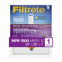 Filtrete™ Smart Allergen Bacteria and Virus Furnace AC Air Filter 1500 MPR