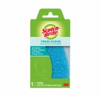 Scotch-Brite™ Fresh Scrub Non-Scratch Scrubber - Blue Perspective: Main