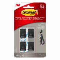 Command™ Small Hooks - Matte Black Perspective: Main