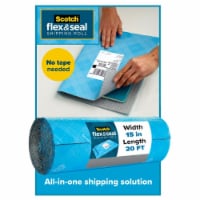 Scotch™ Flex And Seal Shipping Roll, 15 X 20 Ft, Blue/gray FS-1520