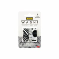 Scotch® Black + White Design Washi Tape Perspective: Main