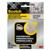 Scotch™ Custom Fit Felt Pads - Beige