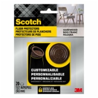 Scotch™ Custom Fit Felt Pads - Brown