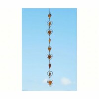 Ancient Graffiti ANCIENTAG87075 Hearts Flamed Hanging Ornament