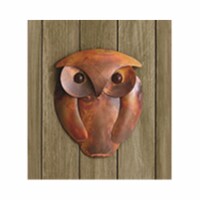 Ancient Graffiti ANCIENTAG83303 Solid Flamed Owl Wall Decor