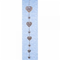 Ancient Graffiti ANCIENTAG86093 Hanging 4 Heart Ornament - Flamed Finish