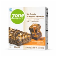 ZonePerfect® Salted Caramel Brownie Nutrition Bar Perspective: Main
