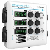 AutoPilot APE2200 Revolve F20 Digital Repeat Cycle Grow Light Combo Timer, White