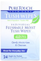 Puretouch Tush Flushable Wipes