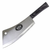 Shelter 13617 15 in. Defender Xtreme Butcher Choice Stainless Steel Cleaver Knife with Wood H