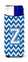 Carolines Treasures CJ1045-ZMUK Letter Z Chevron Blue and White Ultra Hugger fo