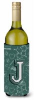 Carolines Treasures  CJ2010-JLITERK Letter J Back to School Initial Wine Bottle