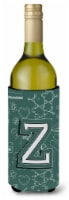 Carolines Treasures  CJ2010-ZLITERK Letter Z Back to School Initial Wine Bottle