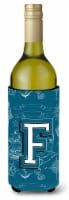 Carolines Treasures  CJ2014-FLITERK Letter F Sea Doodles Initial Alphabet Wine B