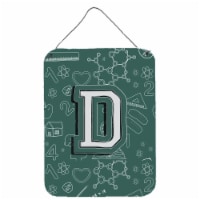 Carolines Treasures  CJ2010-DDS1216 Letter D Back to School Initial Wall or Door