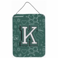 Carolines Treasures CJ2010-KDS1216 Letter K Back to School Initial Wall or Door