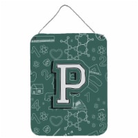Carolines Treasures  CJ2010-PDS1216 Letter P Back to School Initial Wall or Door