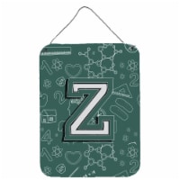 Carolines Treasures  CJ2010-ZDS1216 Letter Z Back to School Initial Wall or Door