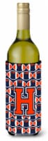 Carolines Treasures  CJ1066-HLITERK Letter H Football Orange, Blue and white Win