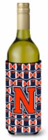 Carolines Treasures  CJ1066-NLITERK Letter N Football Orange, Blue and white Win