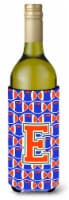 Carolines Treasures  CJ1083-ELITERK Letter E Football Green, Blue and Orange Win