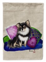 Carolines Treasures MH1012GF Chihuahua on their couch Garden Flag
