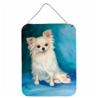 Carolines Treasures  MH1040DS1216 Jazz Chihuahua Long Hair  Wall or Door Hanging