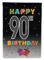 Carolines Treasures CJ1128GF Happy 90th Birthday Garden Flag