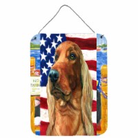 Irish Setter USA Patriotic American Flag Wall or Door Hanging Prints