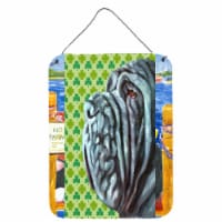 Neapolitan Mastiff St. Patrick's Day Shamrock Wall or Door Hanging Prints