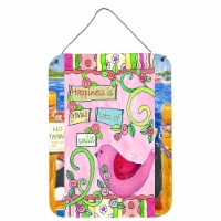 Carolines Treasures  PJC1050DS1216 Flower Happiness in Growing Wall or Door Hang