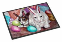 Carolines Treasures PJC1064JMAT Buddy Buddies Easter Rabbit Doormat 24x36
