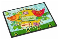 Carolines Treasures  PJC1100JMAT Keep on the Sunny Side Indoor or Outdoor Mat 24