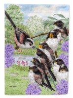 Carolines Treasures ASA2102GF Long Tailed Tits Garden Flag