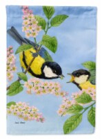 Carolines Treasures ASA2128GF Eurasian Blue Tits Birds Garden Flag