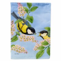 Carolines Treasures ASA2128CHF Eurasian Blue Tits Birds House Flag