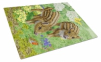 Carolines Treasures  ASA2124LCB Wild Boar Glass Cutting Board Large