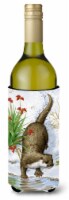 Carolines Treasures  ASA2048LITERK Otter by the Water Wine Bottle Hugger